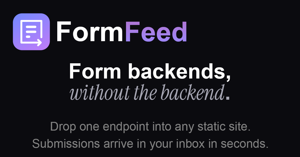FormFeed screenshot